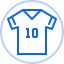 a small icon with a sports jersey